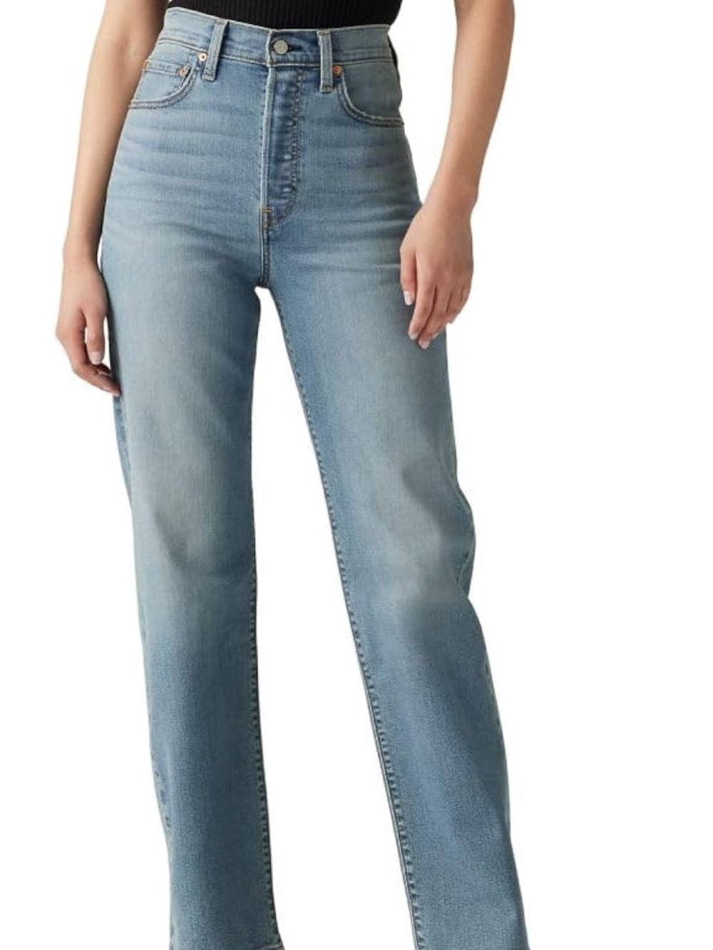 Levi’s Women’s Ribcage Straight Full Length Jeans Size 27
